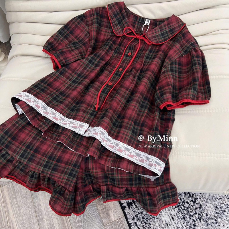 Set Bộ Ngủ Nữ Vải Dạ H92