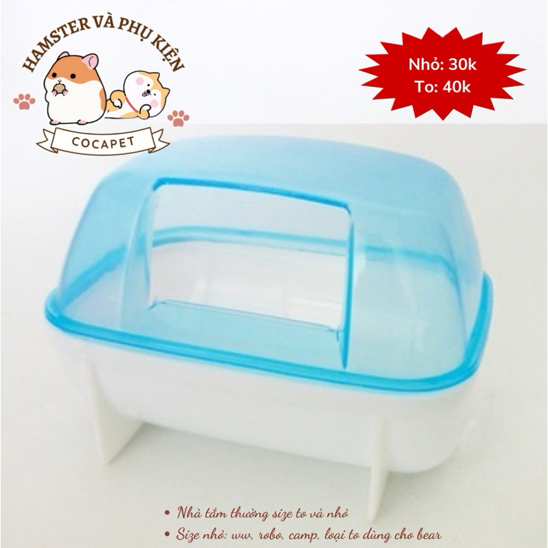 Nhà tắm thường dành cho hamster