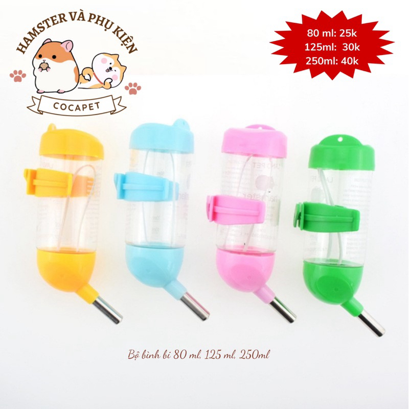 Bình bi dành cho hamster (80ml)