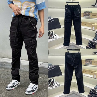 Quần túi hộp cargo pants nam kaki thêu sáu túi hộp phối khoá zip hai đùi ống đứng cao cấp boy phố CP07P
