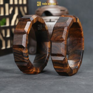 Vòng tay gỗ Bách xanh Chìm nước bản lách 18x18mm chất già nặng, thơm ngọt lan toả | Thiên Mộc Bảo