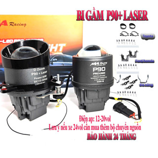 [Giá 1 Bóng] Bi Gầm 3.0 - P90+ Laser 3 màu có trợ pha,P70 Pha Laser Lắp Cho Đèn Gầm Ô Tô, Trợ Sáng Xe Máy
