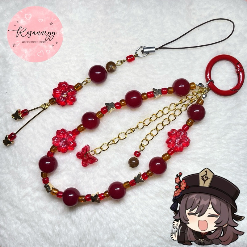 Móc khoá nhân vật Hutao - Genshin Impact handmade phone charm