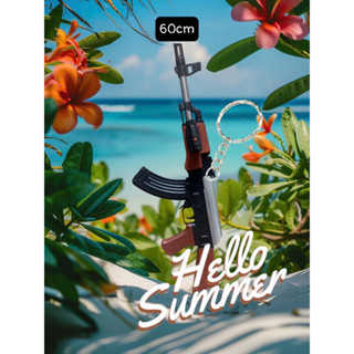 Móc khóa mô hình AKM AK-47 bằng kim loại PUBG Counter Strike Free Fire