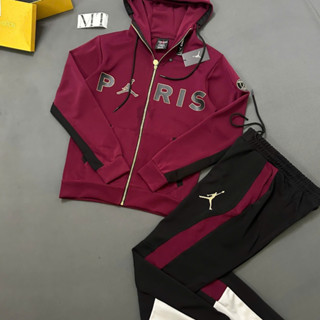 Bộ Áo Bomber Paris  Vải Umi Dày Dặn - Áo Khoác Paris Thời trang nam nữ kẻ 3 sọc siêu HOT 2023