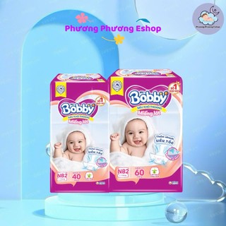  Miếng lót sơ sinh Bobby Newborn 2 40 miếng 60 miếng 