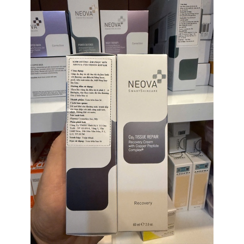 [Hàng nhập khẩu ] Neova Cu3 Tissue Repair – Kem phục hồi da sau laser, meso, bỏng 60ml