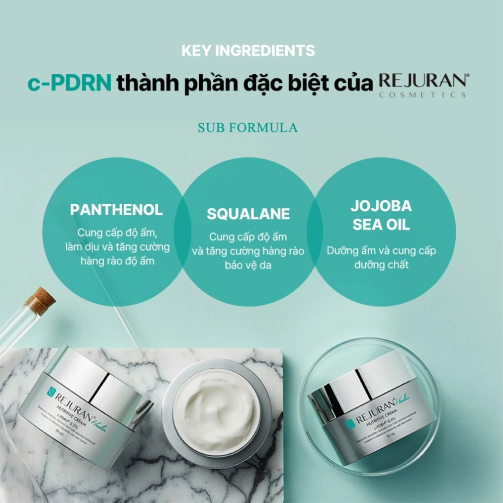 Kem dưỡng Rejuran Healer Nutritive Cream 50mL PDRN 0.2%