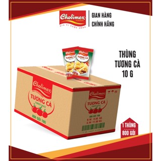 Thùng Tương cà gói Cholimex 10g siêu tiện lợi cho quán ăn, du lịch - 800 gói/thùng