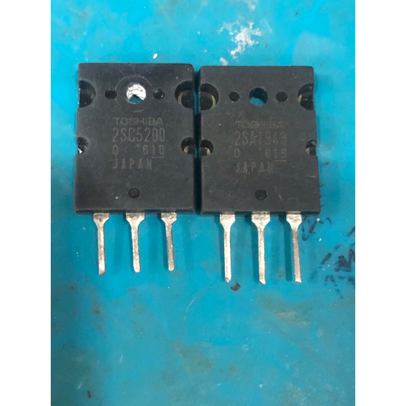 2SC5200 và 2SA1943 cặp công suất zin tháo máy