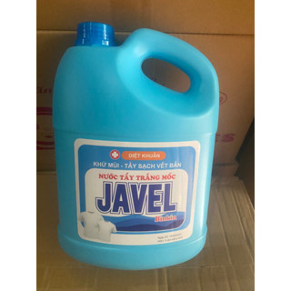nước tẩy trắng javel can 4kg , tẩy trắng và diệt khuẩn