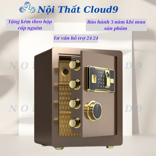  Két sắt điện tử khoá cao cấp Két sắt vân tay + khoá số thông minh Màu sắc sang trọng và bảo vệ tài sản 