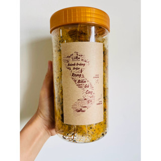 Hủ bánh tráng trộn siêu topping 120 g rong biển gà cay, sate bò, gà cay, rong biển, sate tép siêu ngon, ăn vặt văn phòng