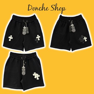 Quần Short Nỉ Chrome Hearts Thêu Da Hoạ Tiết Nét - Quần Đùi Nam Nữ CH Chất Nỉ Cao Cấp 661356