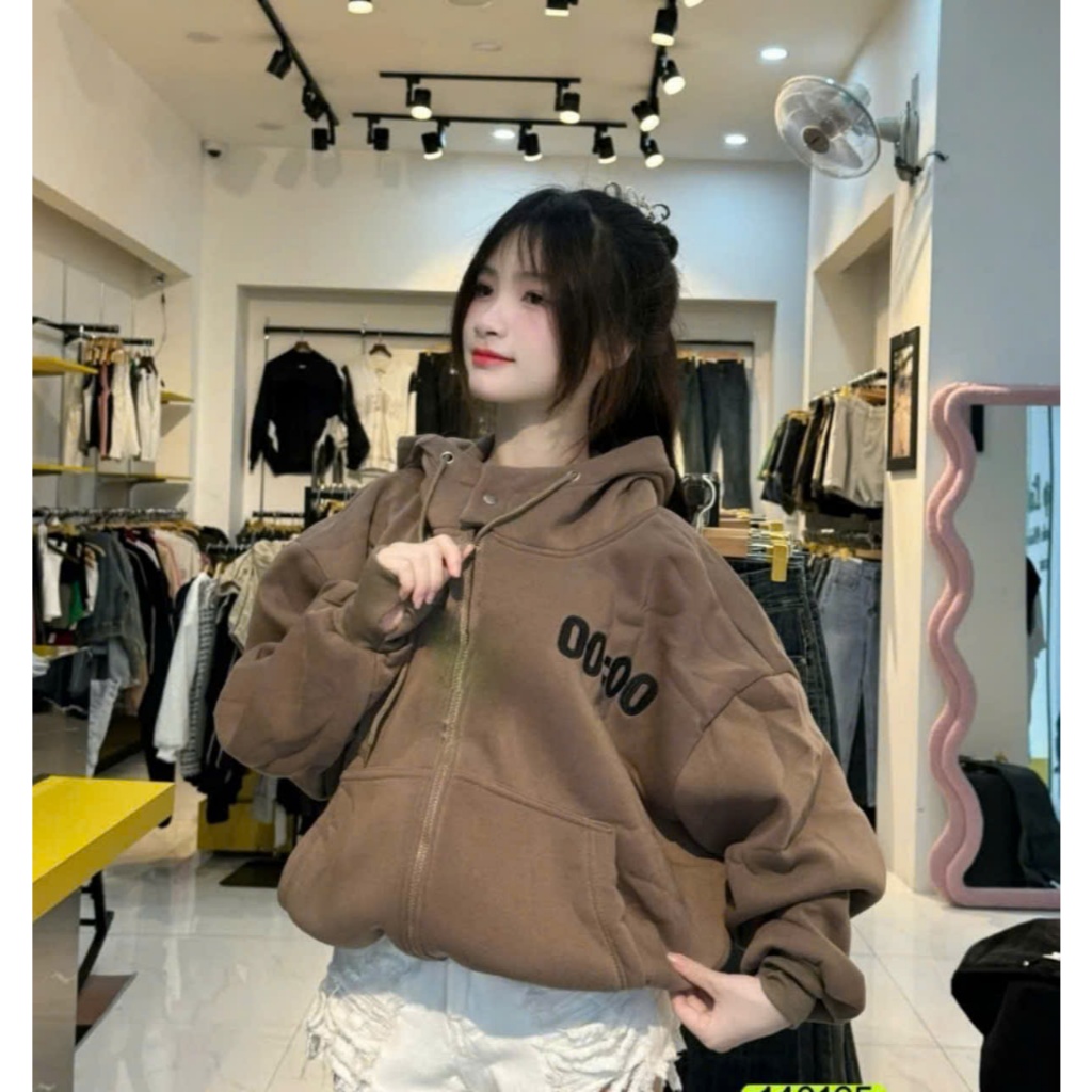 Áo Khoác Nỉ HOODIES Form BOZY unisex CÓ NÓN BẤM NÓN TO Như Hình