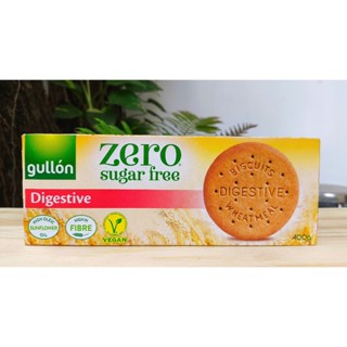 Bánh quy không đường bột mì nguyên cám Gullon DIGESTIVE hộp 400g - Nhập khẩu từ Tây Ban Nha