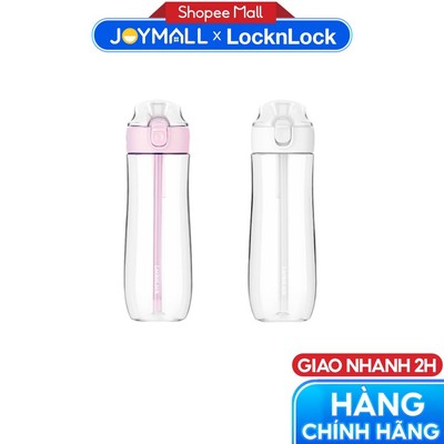 Bình Nước Nhựa LocknLock One Touch ABF782 ABF783 530ml, Hàng Chính Hãng, Nắp Bật, Có Quai - JoyMall
