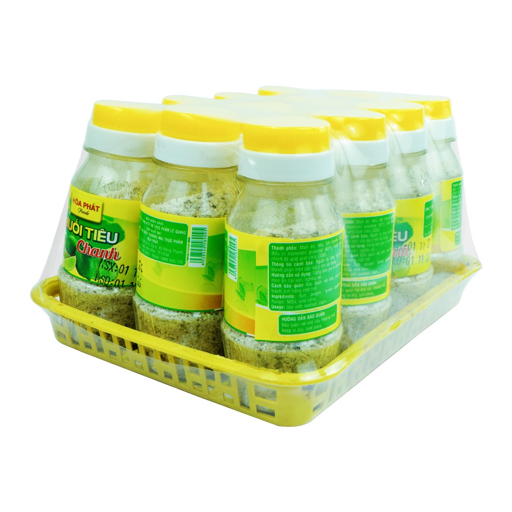 [LỐC 12 HỦ] Muối Tiêu Chanh (80g) – Muối Chấm Gà, Muối Lá Chanh, Muối Tây Ninh, Muối Tiêu Tây Ninh