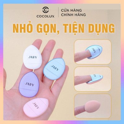 Mút Trang Điểm Jary Finger Makeup Puff Ngón Tay (Set 2 Cái)