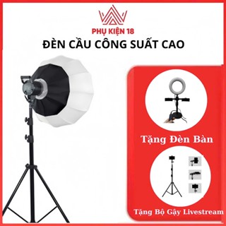 Bộ Đèn Chụp Studio Hình Cầu Bediro BD-400S chụp ảnh quay video livestream chuyên nghiệp, Bộ đèn Ngàm Softbox chiếu sáng