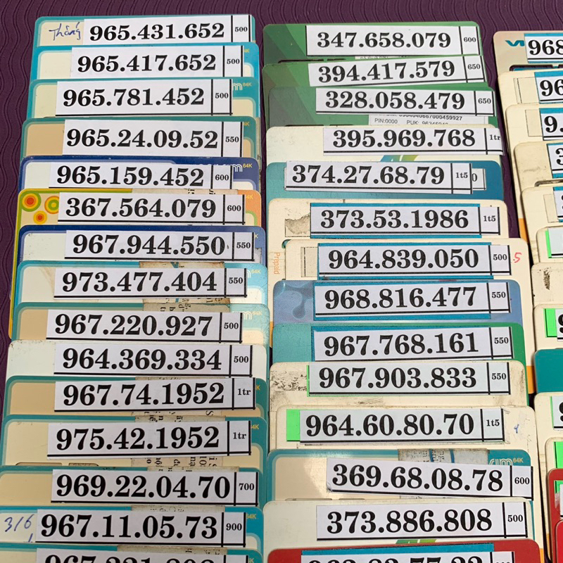 [Số 5-8] Sim Viettel,Sim số đẹp nguyên kít ,sim số đẹp Viettel