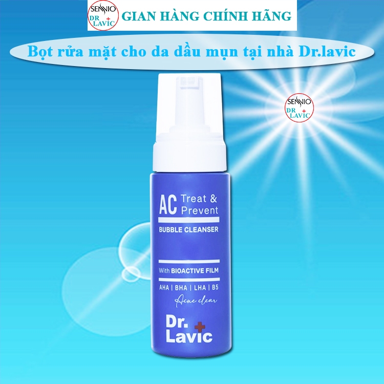 Sữa rửa mặt tạo bọt Dr.lavic chính hãng bọt rửa mặt drlavic hàn quốc dr lavic ac treat da dầu mụn