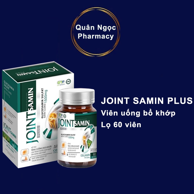 Joint Samin Plus (hộp 60 viên) bổ khớp hỗ trợ giảm nguy cơ thoái hóa khớp