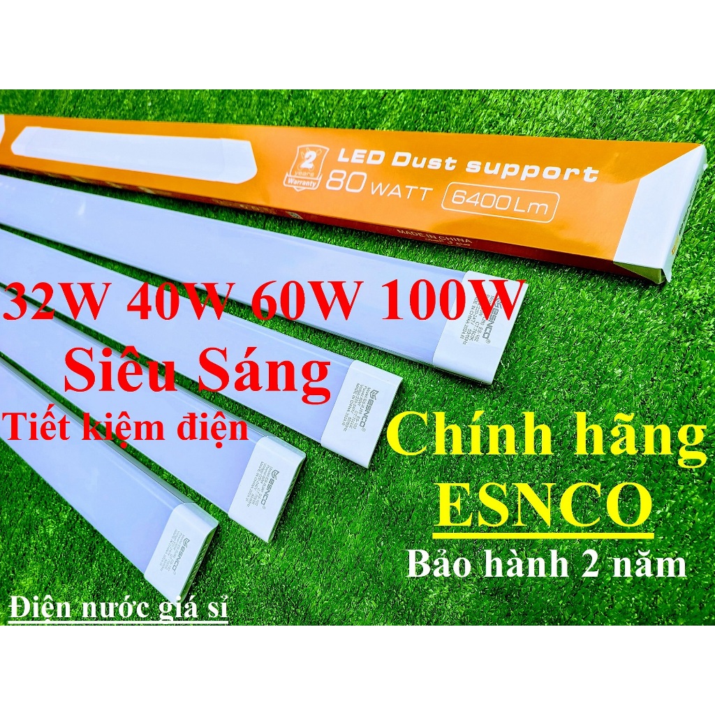 [Siêu rẻ] Đèn led bán nguyệt 60cm 1m2 32W 40W 60W 100W Esnco, DSY siêu sáng, ánh sáng trắng 7000K