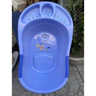 Thau tắm cho bé iu / thau tắm bé nutifood ,Anmum (màu xanh)