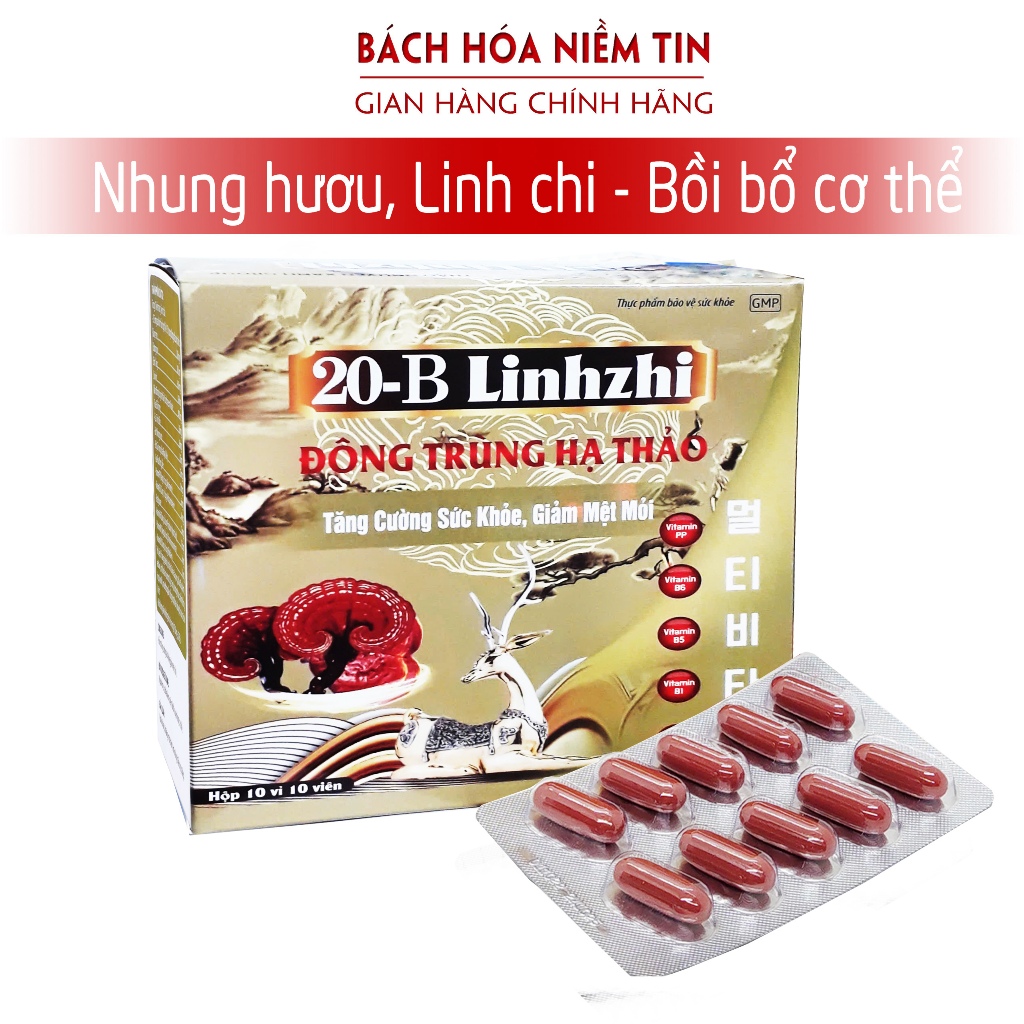 Viên uống giảm mệt mỏi suy nhược cơ thể Multivitamin B20- Giúp tăng cường sức đề kháng, giảm mệt mỏi - Hộp 100v