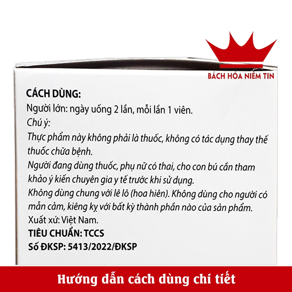 Viên uống giảm mệt mỏi suy nhược cơ thể Multivitamin B20- Giúp tăng cường sức đề kháng, giảm mệt mỏi - Hộp 100v