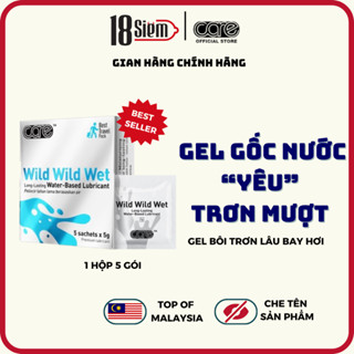 Gel Bôi Trơn Gốc Nước CARE Wild Wild Wet - Lâu Khô, An Toàn, Cảm Giác Siêu Trơn, Mùi Hương Dịu Nhẹ