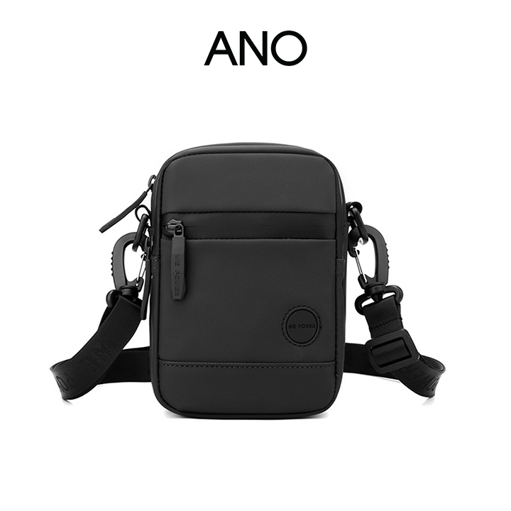 Túi đeo chéo nam ANO dáng đứng [KT: 18*12*6cm] chống nước thiết kế cài cạp quần TC055
