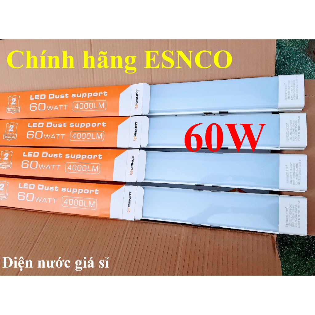 Đèn Led Bán Nguyệt 1m2 ESNCO Công Suất 60W Sáng Trắng 7000K (Vui lòng đặt mua từ 2 sp)