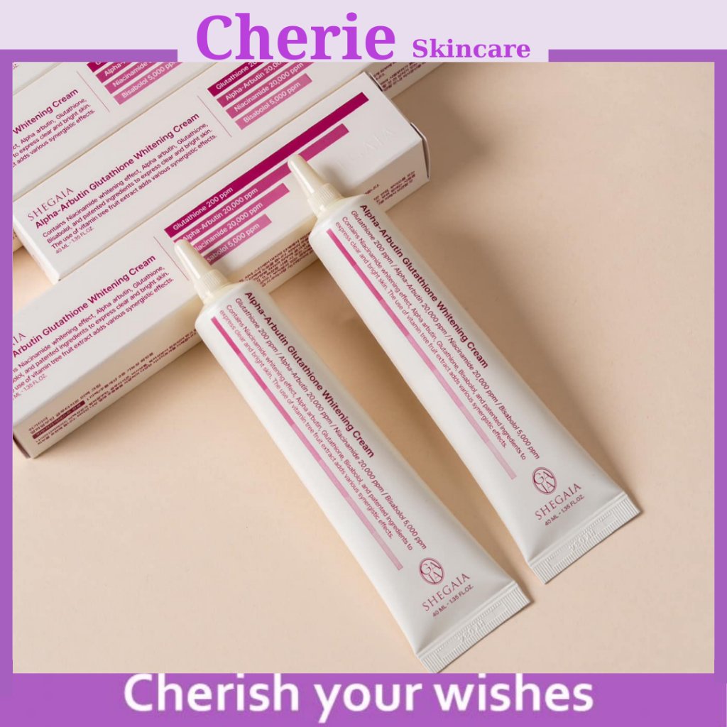 Kem dưỡng trắng da Alpha-Arbutin Glutathione Shegaia 40ml