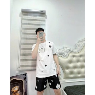 Bộ Quần Áo Hè Nam  D2 Họa Tiết IN Nhiệt Hình Lá Phong, Bộ Quần Áo Hè Nam Chất Liệu Cotton Thiết Kế Form Dáng Siêu Đẹp