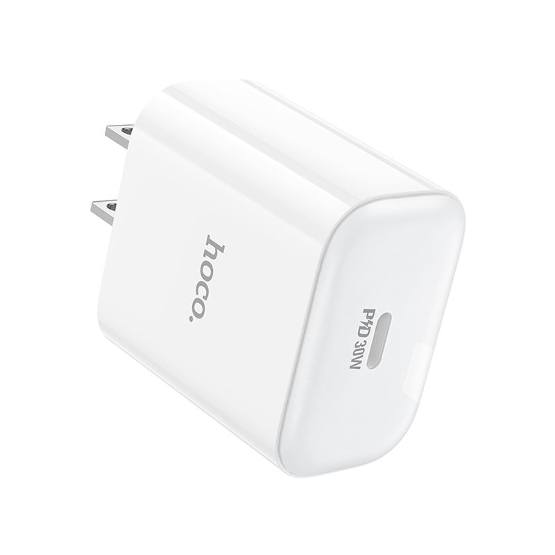 Củ sạc nhanh 30W Hoco C76 Pro, chất liệu PC + ABS chống cháy