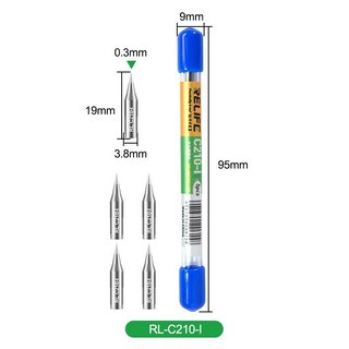 Đầu mũi hàn C210 dùng cho mỏ hàn thiếc, lắp vào đầu mũi hàn khi bị mòn RELIFE