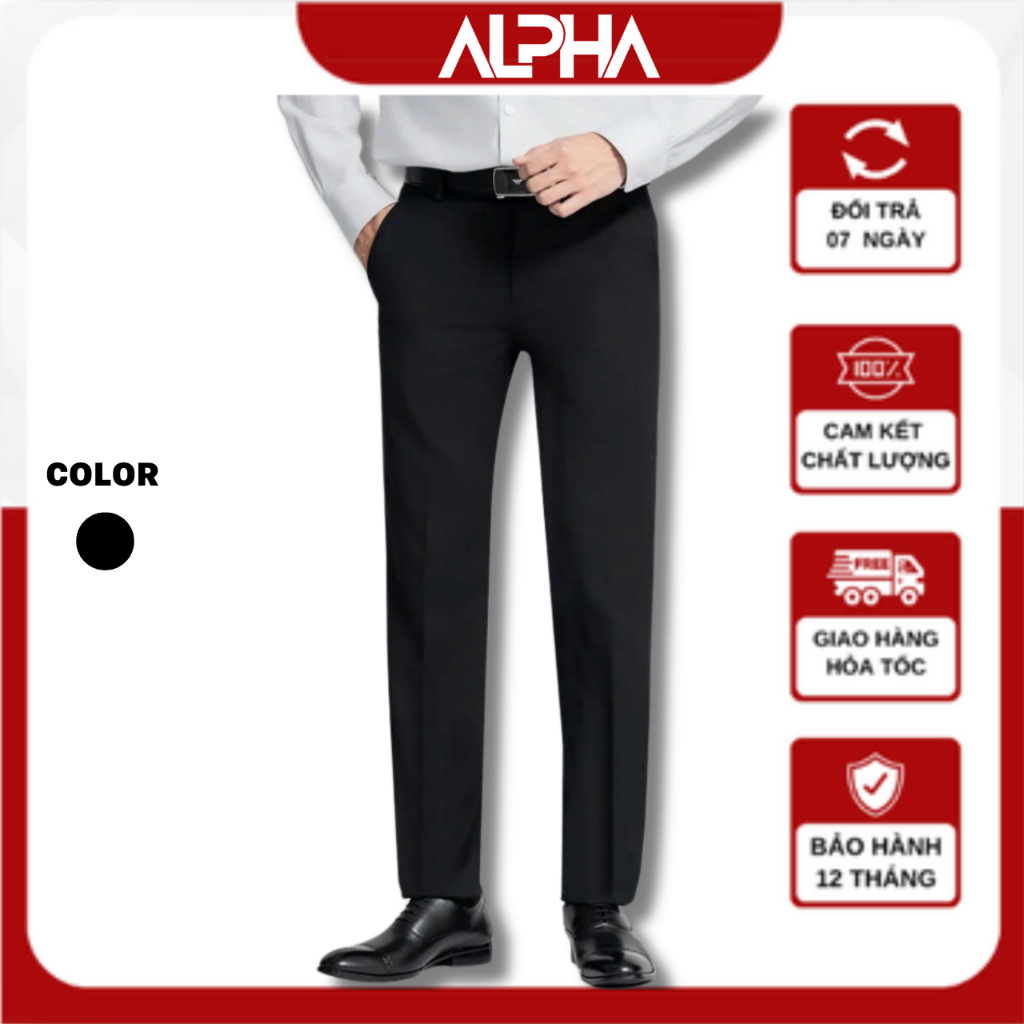 Quần Tây Nam, Quần Âu Gen Alpha Chất Liệu Dày Mịn, Co Giãn Nhẹ GEN02