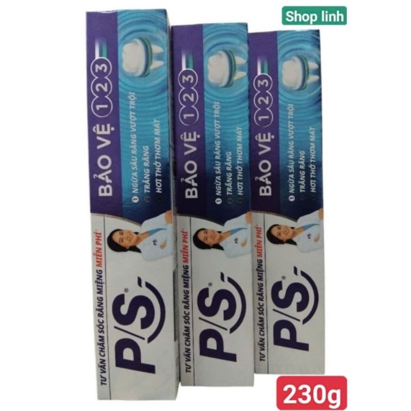 Kem đánh răng P/S 123 toàn diện ( 3 cây x 230g)
