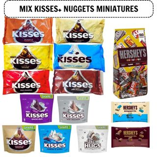 [MIX ĐỦ VỊ] Socola Kisses Nugggets Hershey