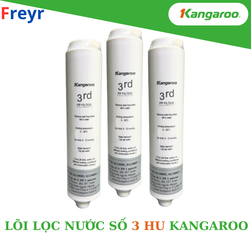 Lõi Lọc Thô Số 3 HU Kangaroo Dành Cho Model Máy KG100HU, KG100HU+, KG100MED, KG100EED
