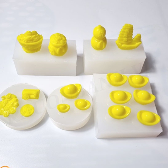 Khuôn silicon hũ vàng thỏi vàng nhỏ tổng hợp khuôn thỏi vàng