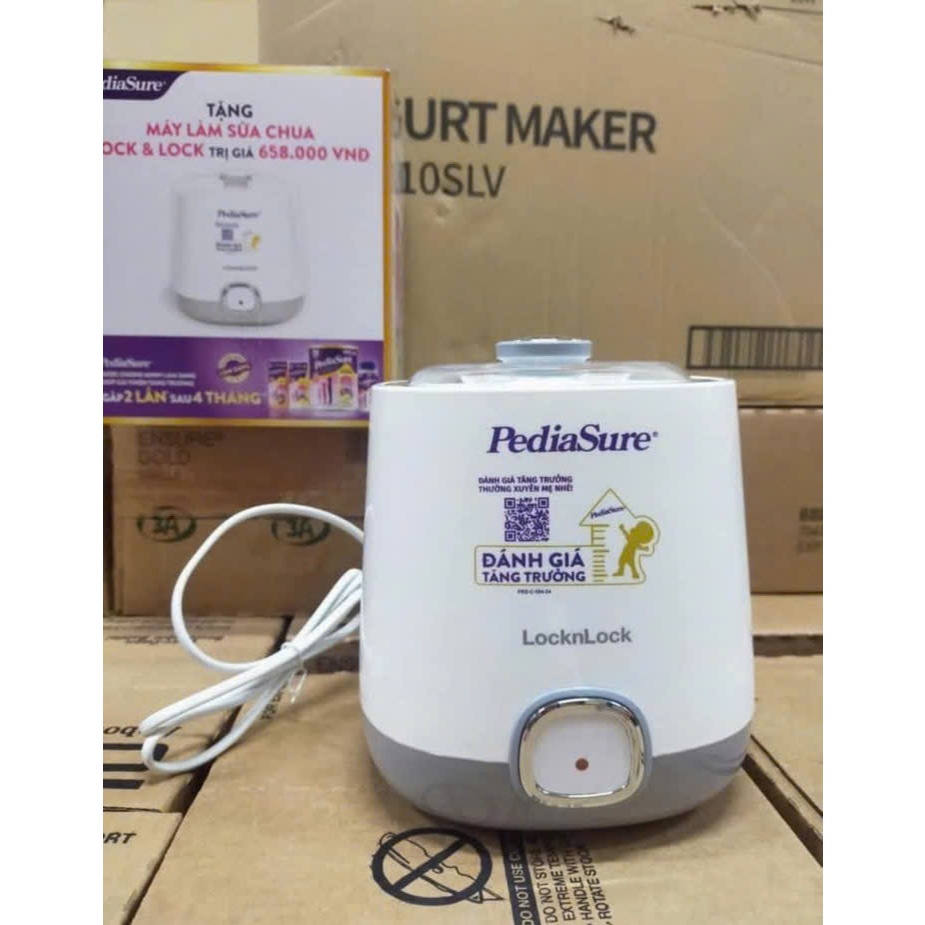 Máy Làm Sữa Chua LocknLock EJY110SLV (1000ml) Tự Động Ủ Lên Men Tại Nhà - Hàng KM Bảo Hành 24 Tháng