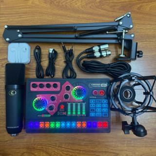  Chọn bộ mic hát thu âm livestream KOLANCE KL250 nguồn 48V Bản mới 2025 Kèm Sound Card X5 và đầy đủ chân kẹp tai nghe 