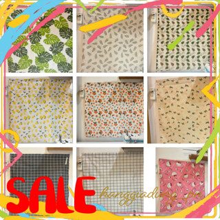 Rèm Vải R20 Dán Cửa Tủ Bếp May Mép - Vải Canvas Che Chắn Lối Đi HGDR20