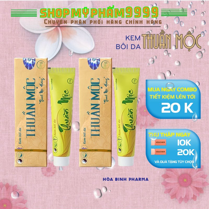 Kem bôi da Thuần Mộc chính hãng 16gr - mua 2 tuýp tặng quà thun cột tóc
