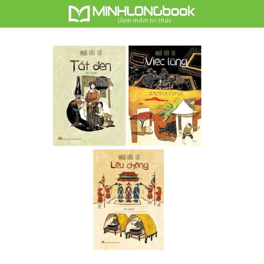 Sách: Việc Làng + Tắt Đèn + Lều Chõng (Ngô Tất Tố)