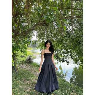 Đầm maxi 2s thiết kế chiết eo cúp ngực dáng xoè ,đầm đi biển thời trang hè | TEGAN DRESS | SECODEE