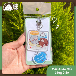 Móc Khoá Nối Công Giáo Phong Cách Chibi Đáng Yêu Quà Tặng Công Giáo Thiết Kế Bởi Bút Chì Cùn